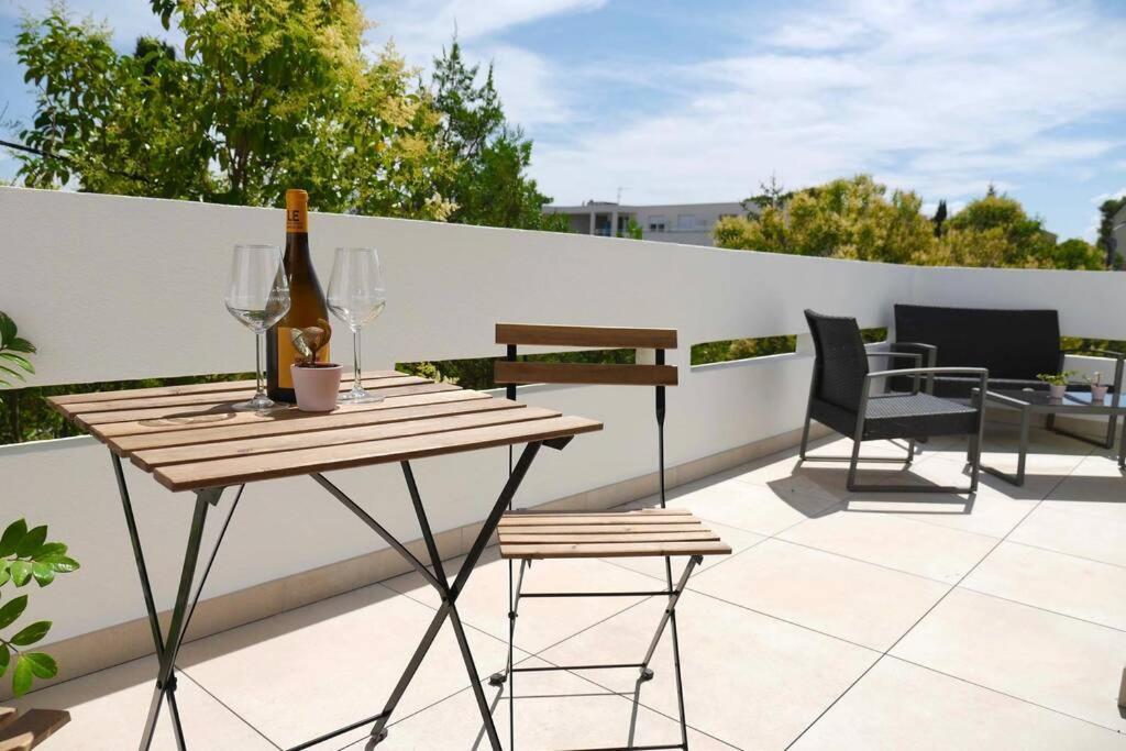 Apartment T2 Cocooning, Hospitaux Facultes Terrasse, Parking Prive Montpellier